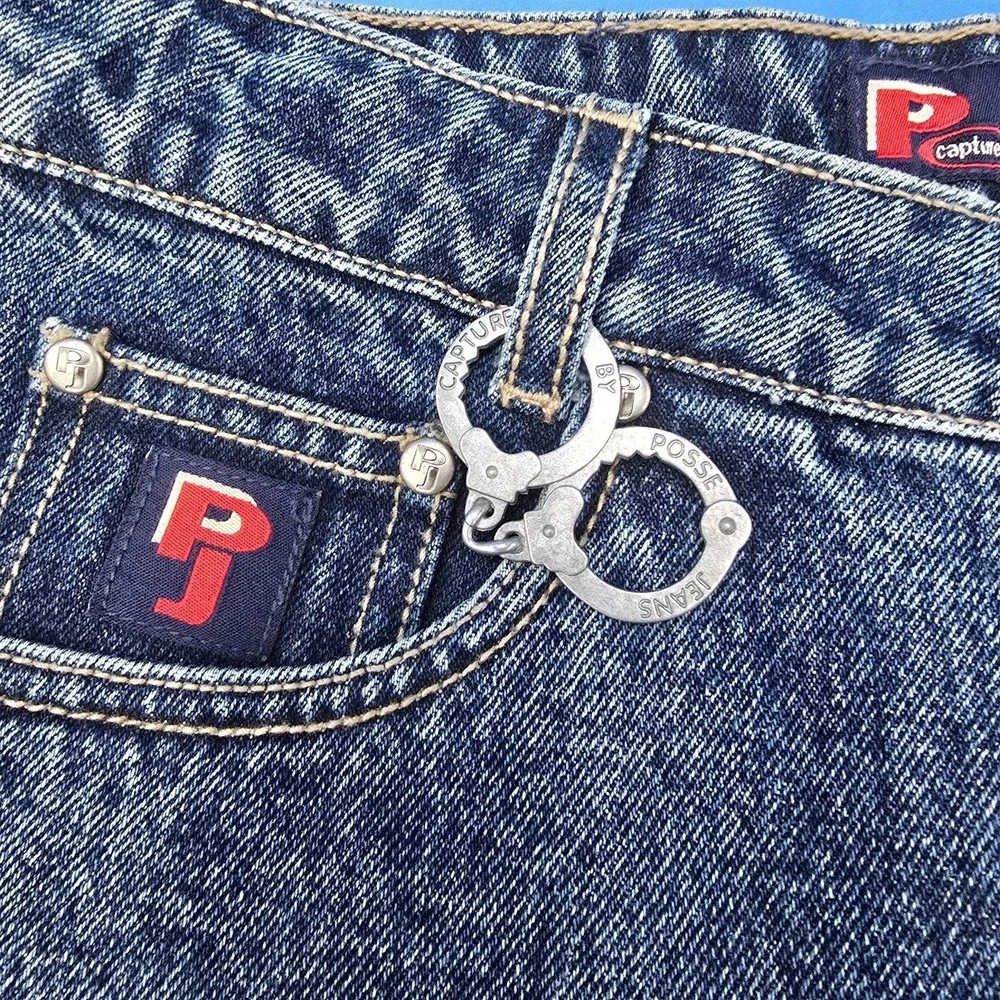 Vintage Posse‎ Captured Jeans Juniors Size 5 NWT Handcuff High Rise 36 Inseam